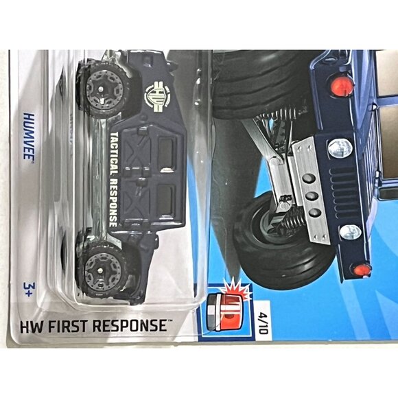 Hot Wheels Humvee Blue Truck HW First Response 2024 Mainline 33/250 Diecast - Picture 4 of 9